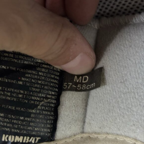 One Industries Motocross Helmet ONC Monster KOMBAT Size 57-58cm Gropro Mount DOT - Picture 9 of 15